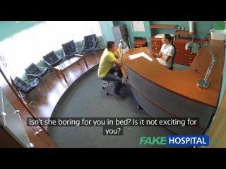 fakehospital's sexy nurse cures patient with hard office sex - xchica.com